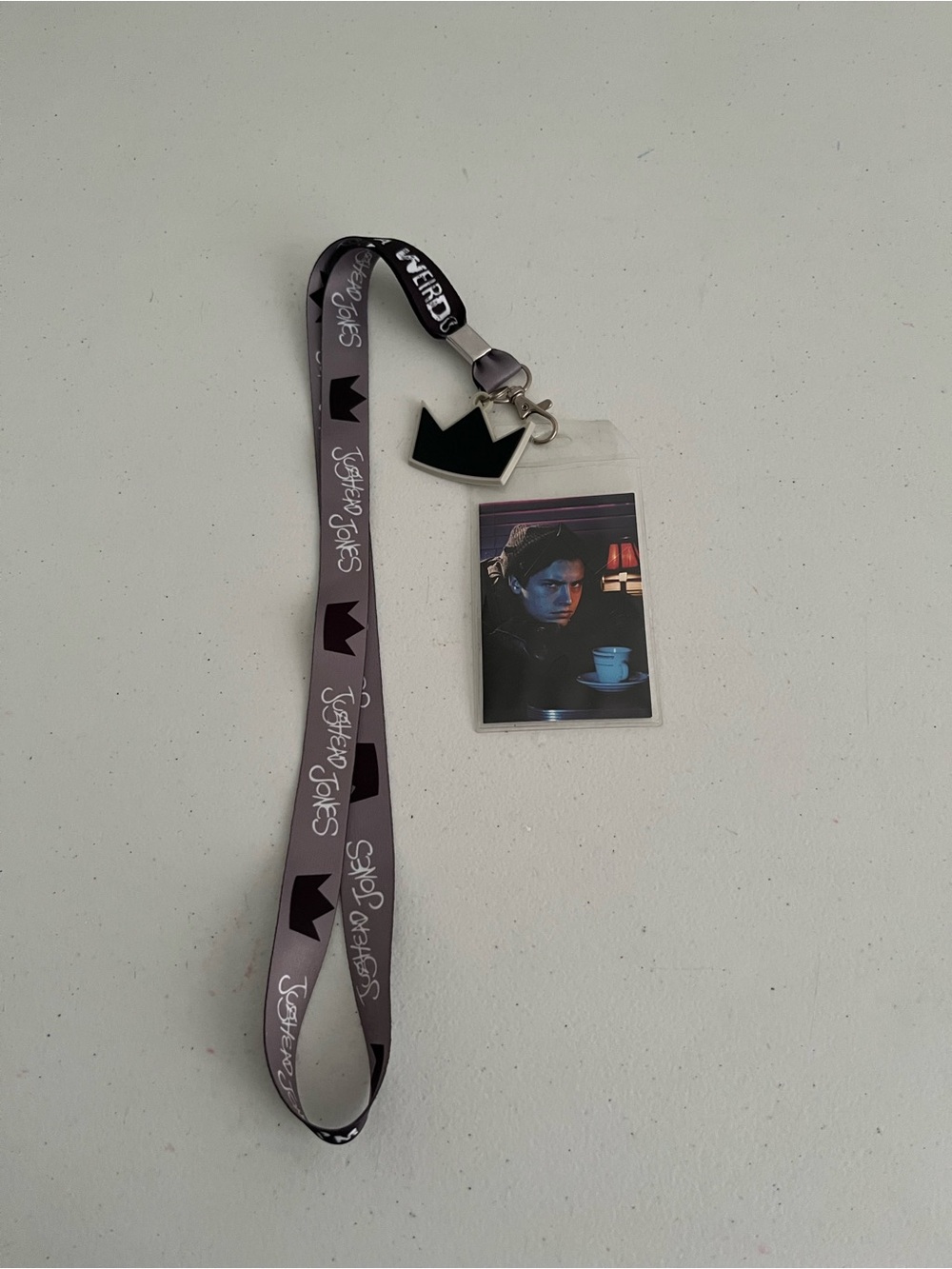 Jughead Jones  'I'm A Weirdo' Lanyard with Crown Charm -D